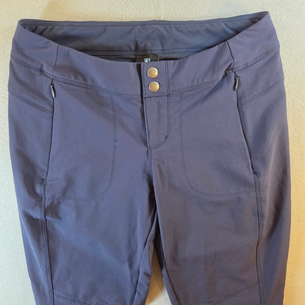 Kuhl Transcendr Navy Blue Hiking Pants Skinny Ankle Zip Size 2 Reg Gorpcore - Picture 3 of 12